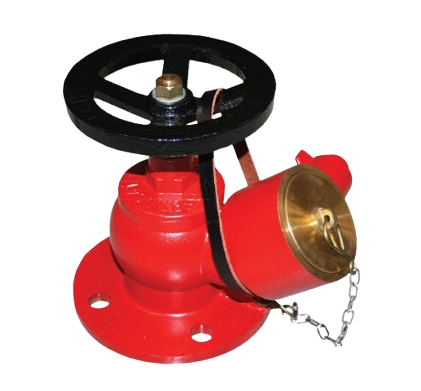 Oblique Landing Valve, Flanged Inlet